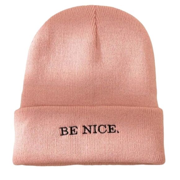 "Be Nice" Beanie  - Picture 4 of 8